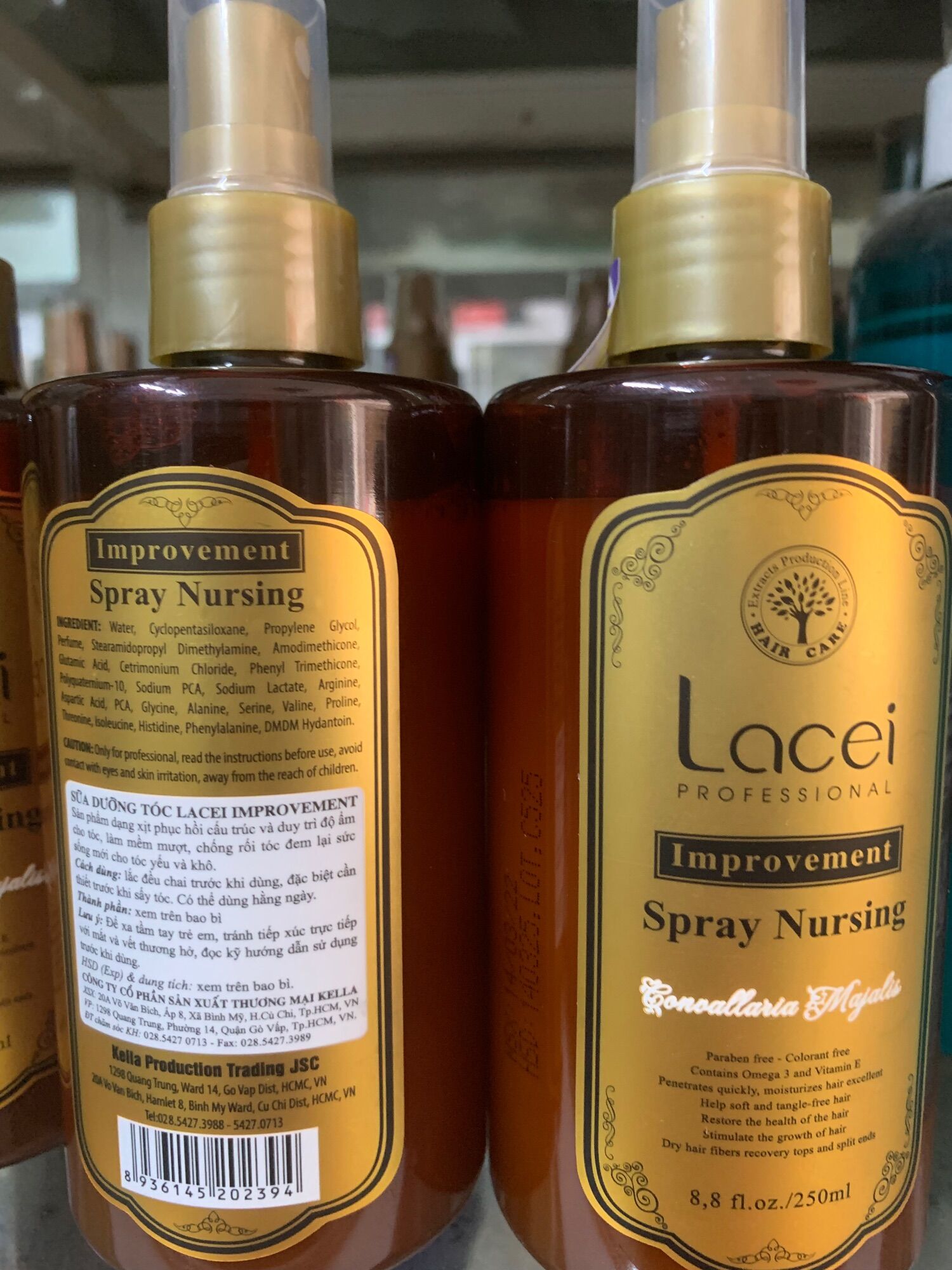 Xịt dưỡng tóc lacei (250ml)