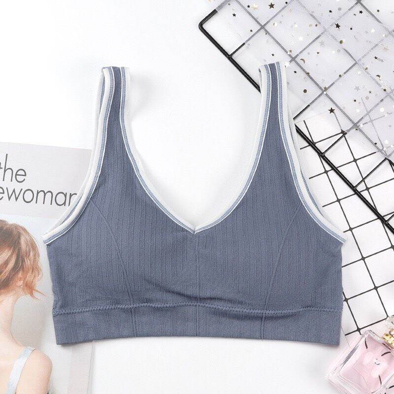 Áo tập gymyoga bra dệt kim nữ