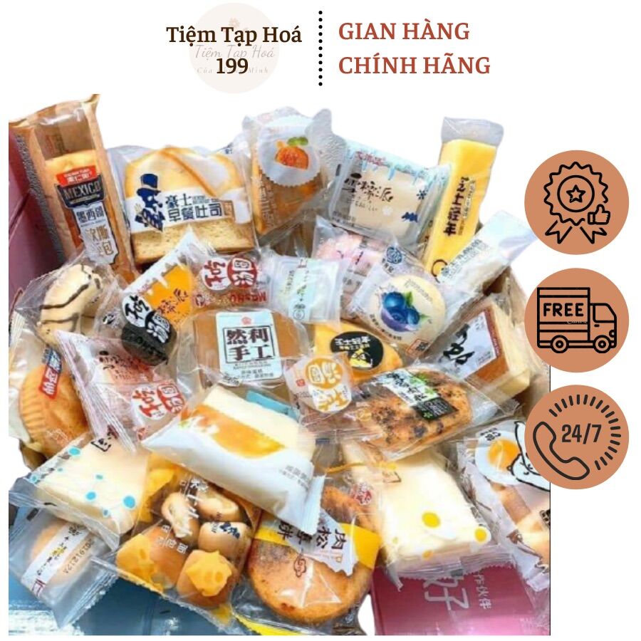 [ SẴN ] 2kg Bánh mix Đài Loan nhiều loại date mới - Tiemtaphoa199