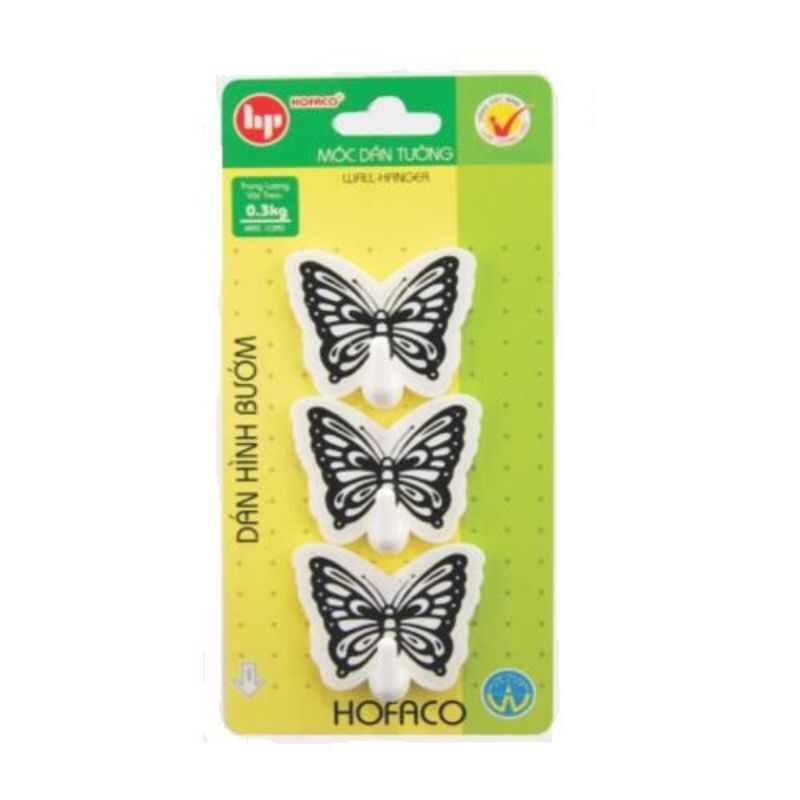 Móc dán tường - dán kiếng hofaco nhiều mẫu