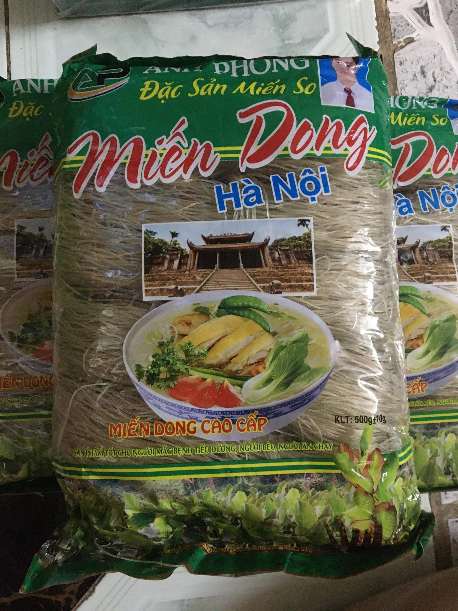 500g miến Dong Hà Nội có công dụng xào,nấu hoặc ăn lẩu cùng với các loại thịt...