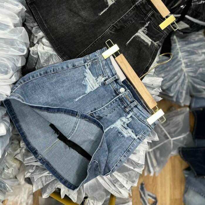 CHÂN VÁY JEAN CAO CẤP CHUẨN SHOP