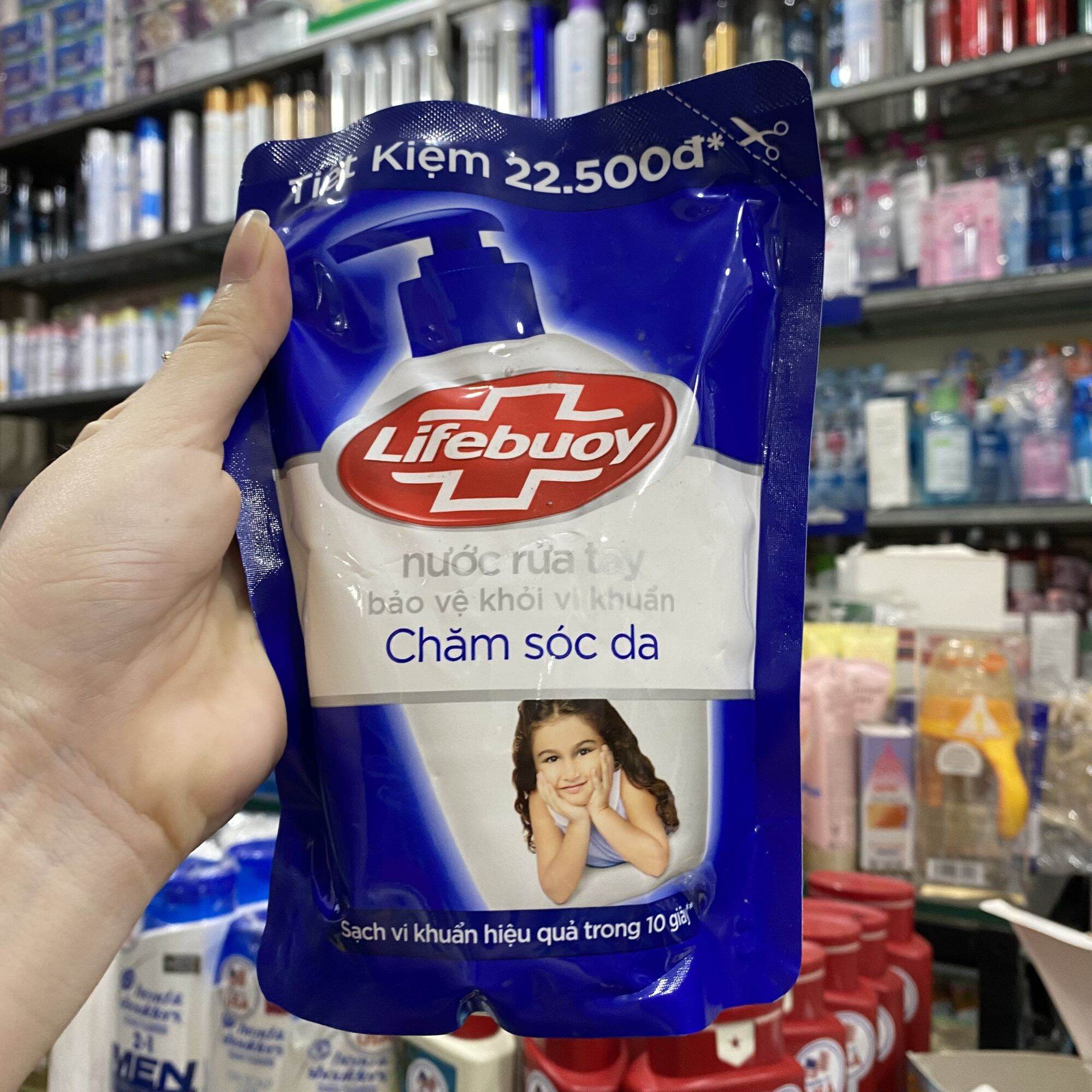Nước rửa tay Lifebuoy chăm sóc da túi 400g