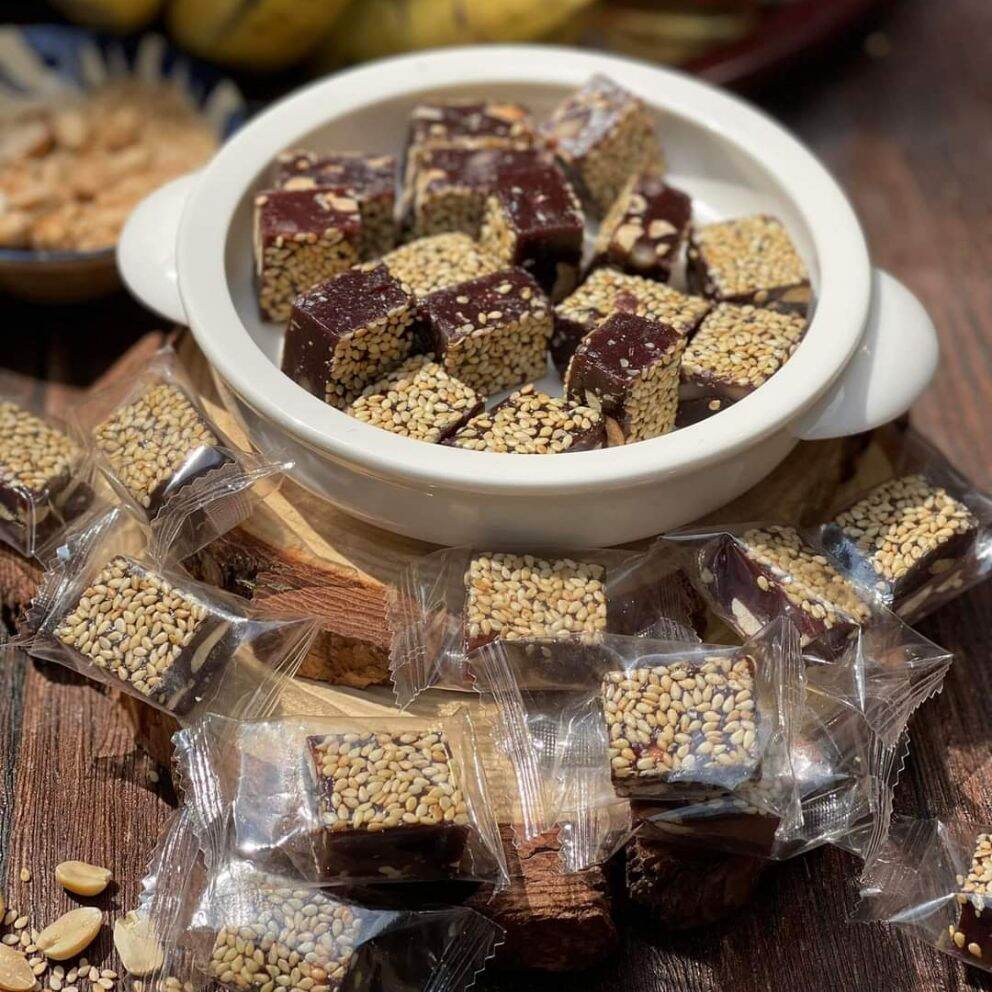 Kẹo chuối mè gừng mix dừa non 1kg