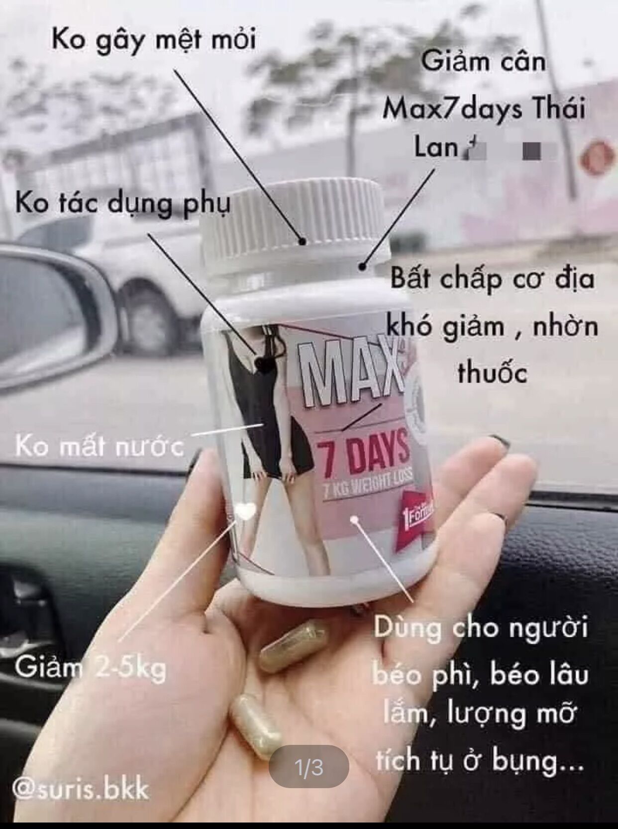 [HCM]Giảm cân Thái Lan Max 7days