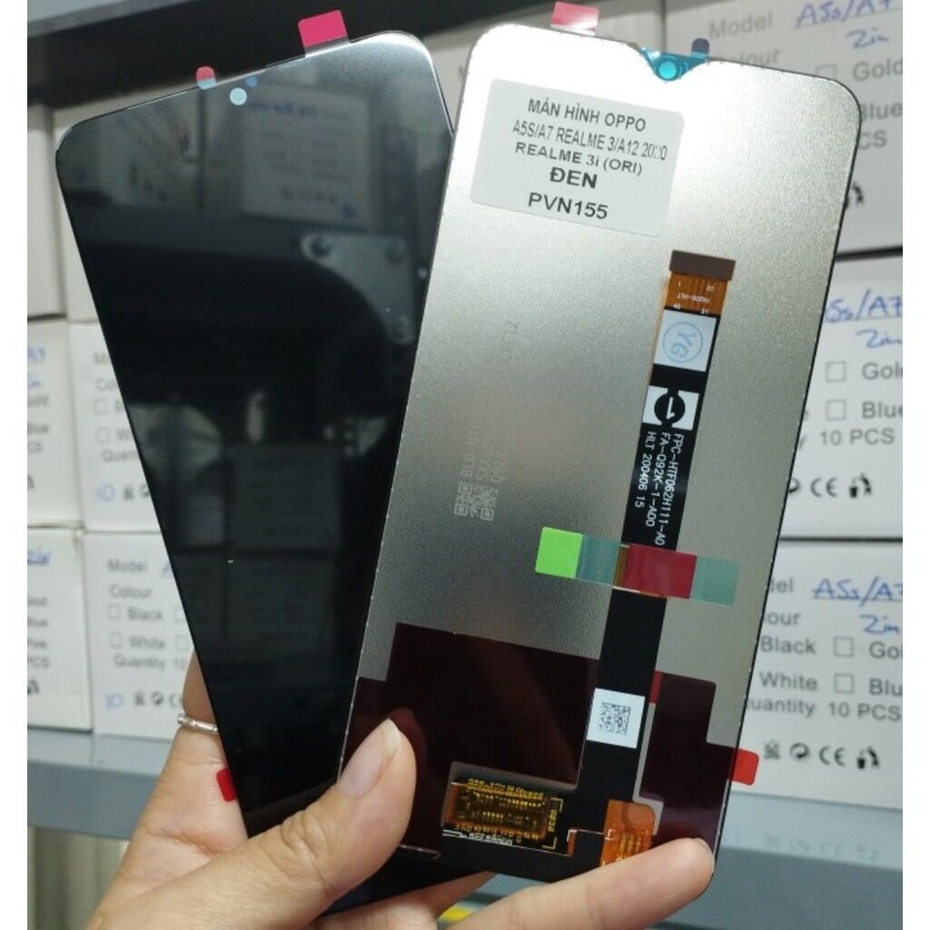 Màn hình oppo a5s/ a7/ realme 3/ realme 3i / a12 2020 - đen
