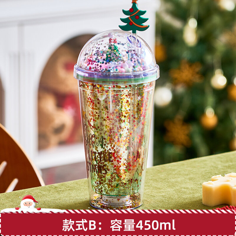 Cốc Gốm Đánh Dấu 3D Hoạt Hình Đáng Yêu Gấu Nhỏ Giáng Sinh Cốc Ăn Sáng Cốc Cà Phê Quà Tặng Nữ Đồ Trang Trí Giáng Sinh
