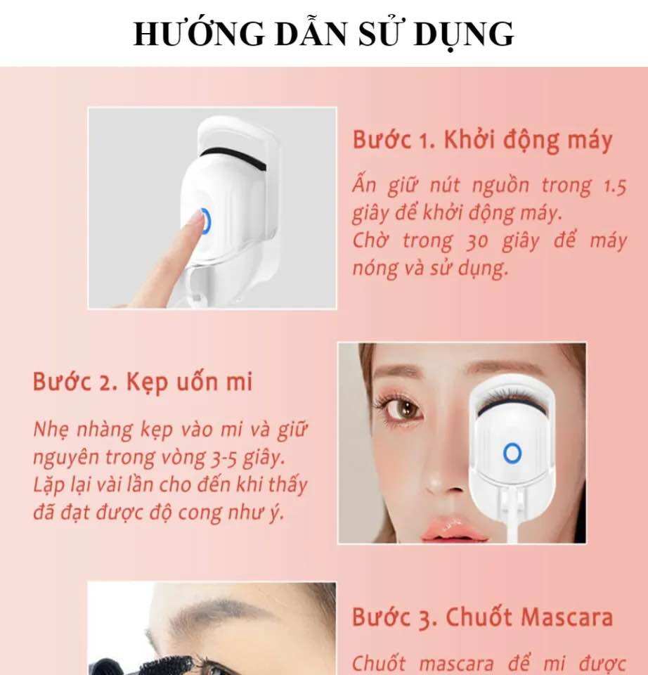Bấm uốn mi nhiệt siêu cong