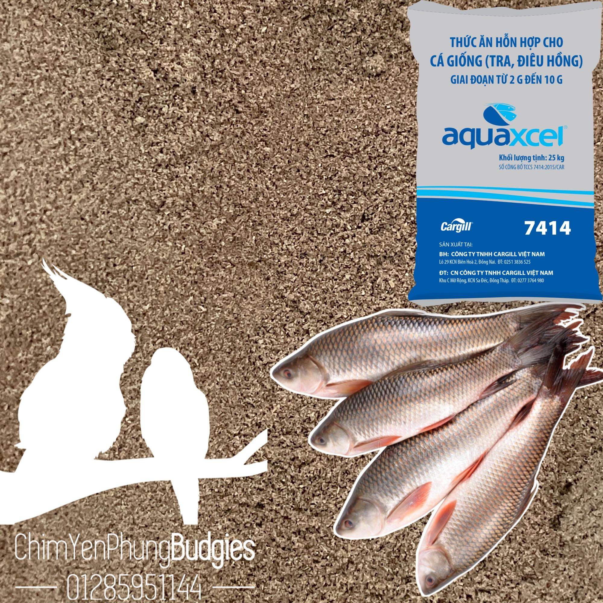 1kg cám cá cargill 7414 (xay) 40% đạm cho cá ăn hoặc dùng câu cá,tra,điêu hồng,chép,rô phi