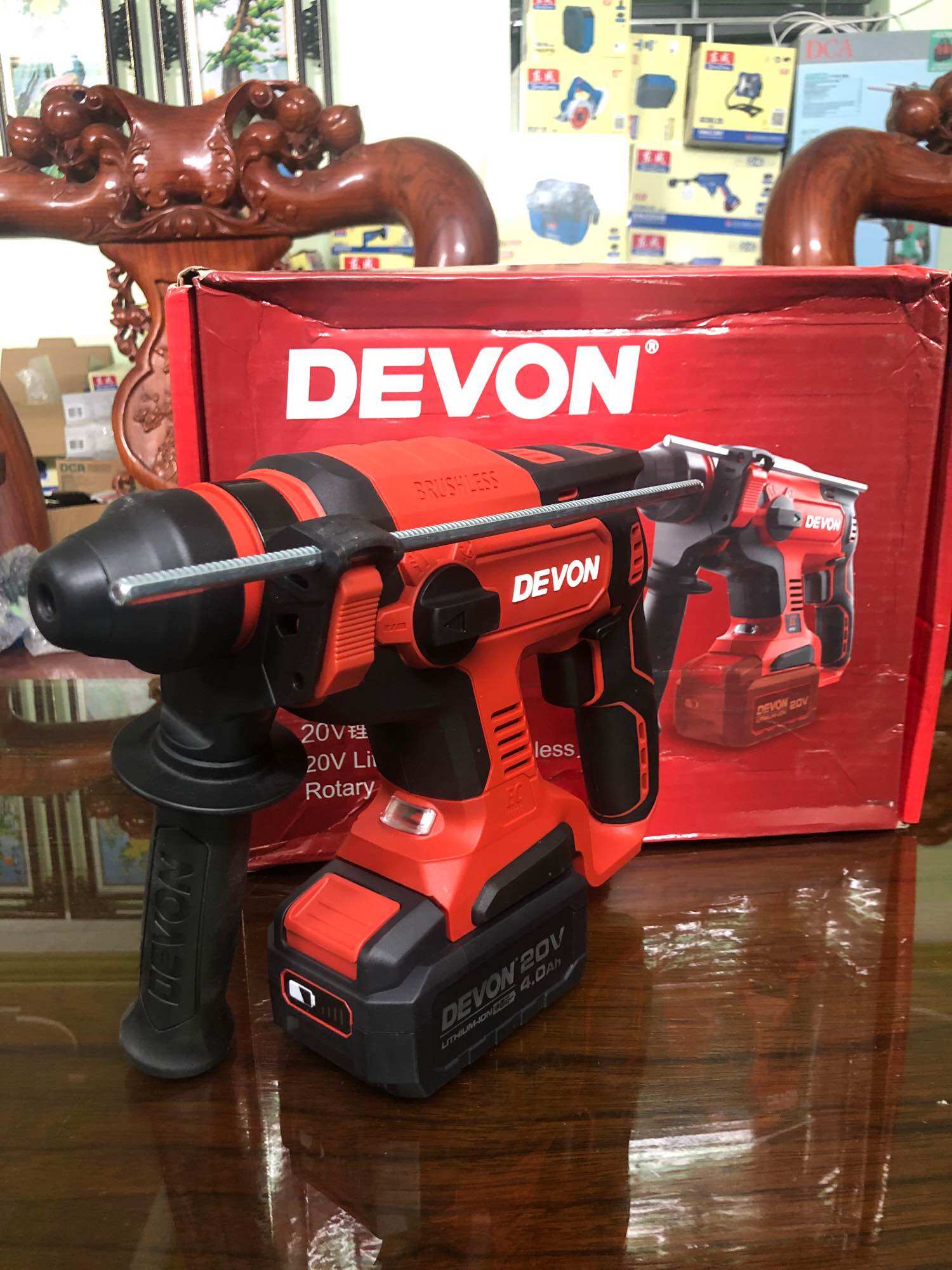 Máy khaon bê tông pin devon 5401/hdr2022 chính hãng bảo hành 6 tháng
