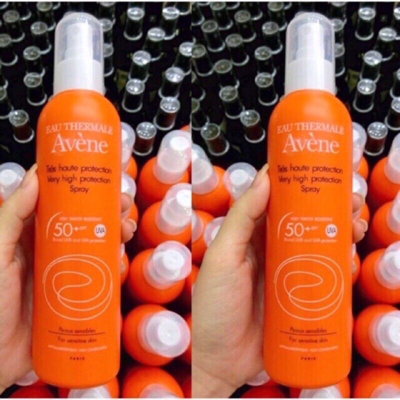 Xịt chống nắng avene very high pháp 200ml spf 50++