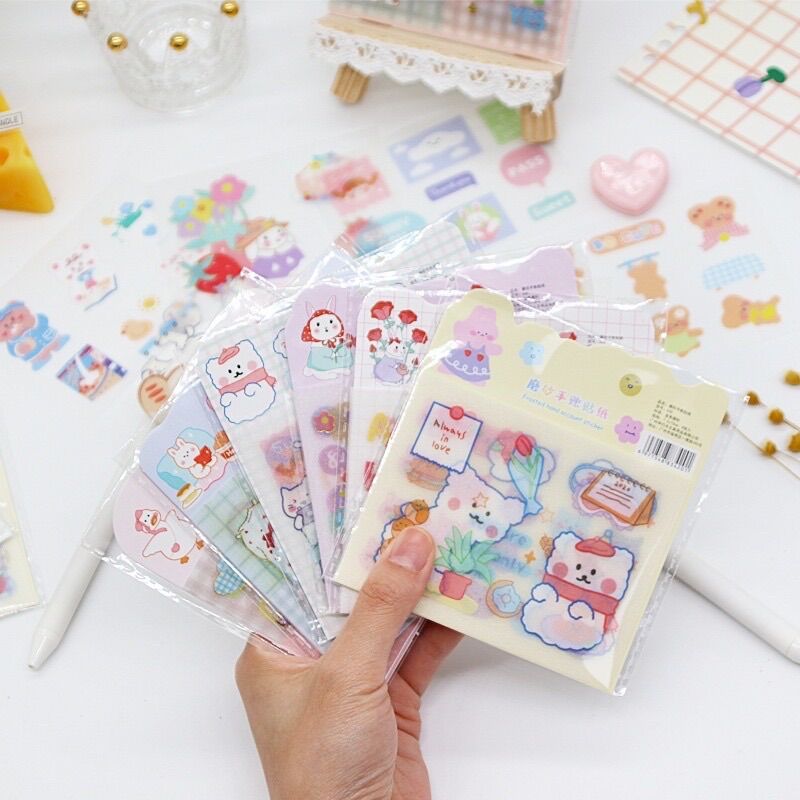 Set 4 tấm trang trí mẫu dễ thương