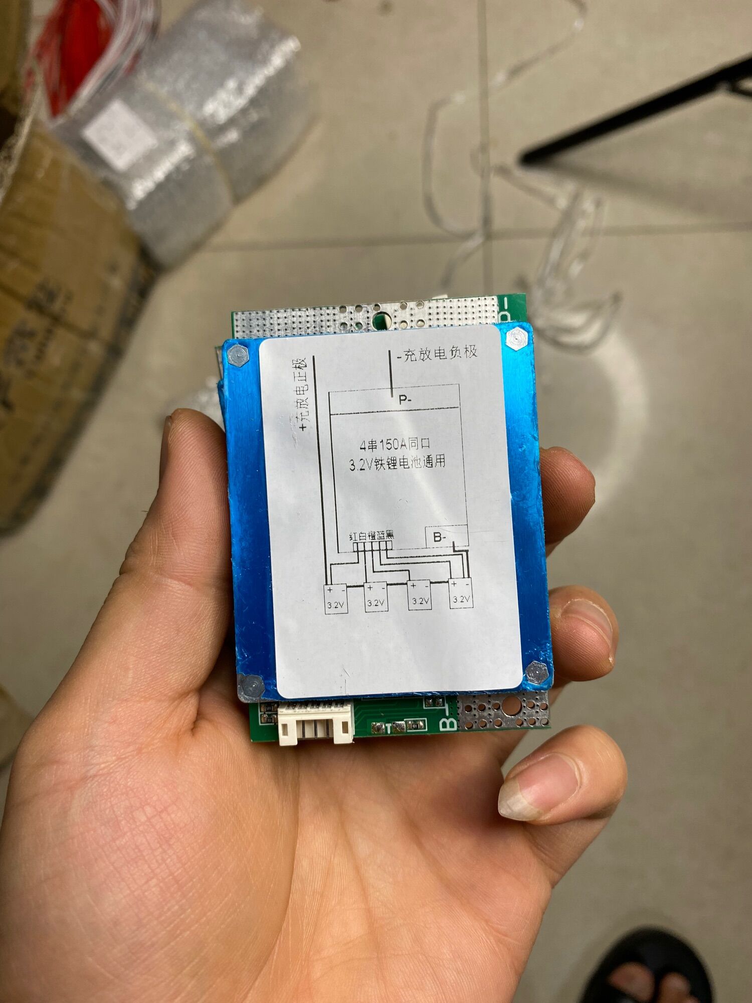 Mạch bms 4s 3.2V 150A