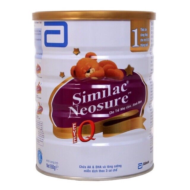 Sữa bột Similac Neosure 850g cho trẻ sinh non