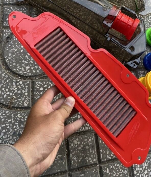 Ốp pô e & lọc gió thép sh350i 2022 chính hãng zhipat