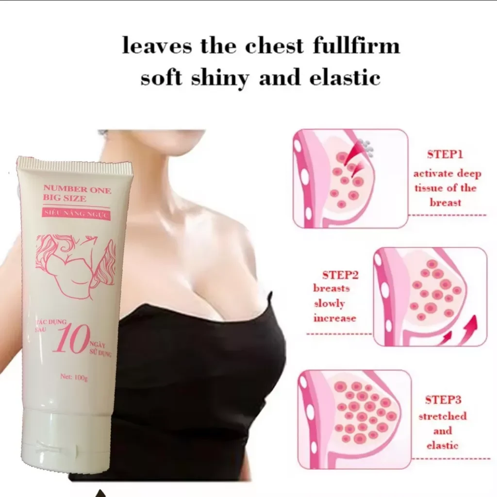 Combo 2 kem ủ  nở ngực ,kem massa nở ngực