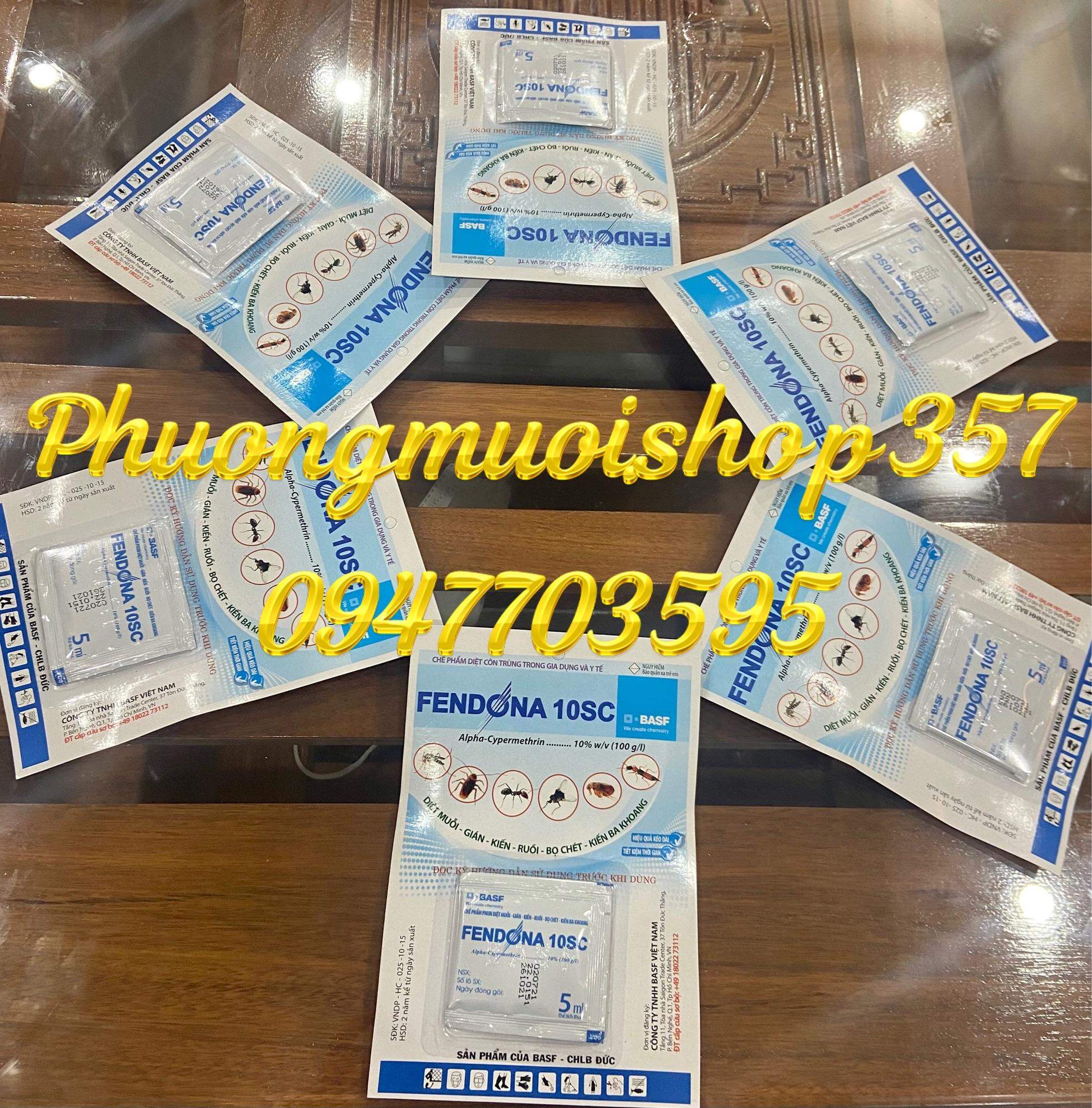 Thuốc diệt muỗi tẩm mùng màn không mùi phòng trừ kiến, gán , bọ chét Fendona 10SC Basf