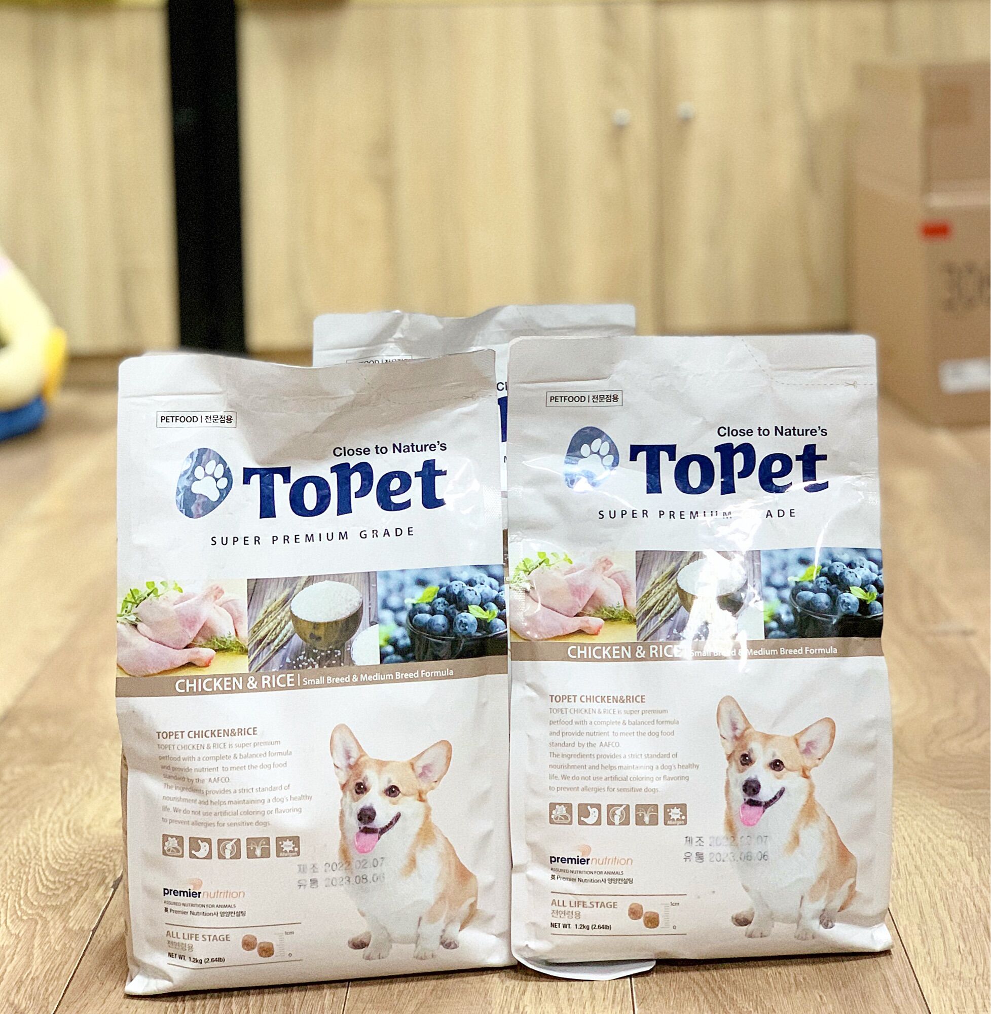 Hạt Topet dành cho Chó mọi giống mọi lứa tuổi 1,2kg