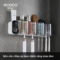 ecoco | Kệ Đựng Bàn Chải Đánh Răng Treo Tường Không Cần Khoan
