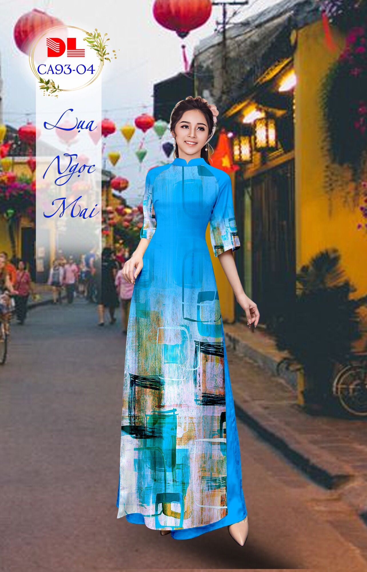 Vải áo dài lập thể