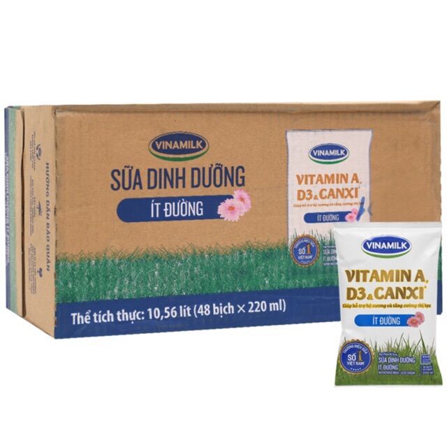Sữa tươi vinamilk ít đường