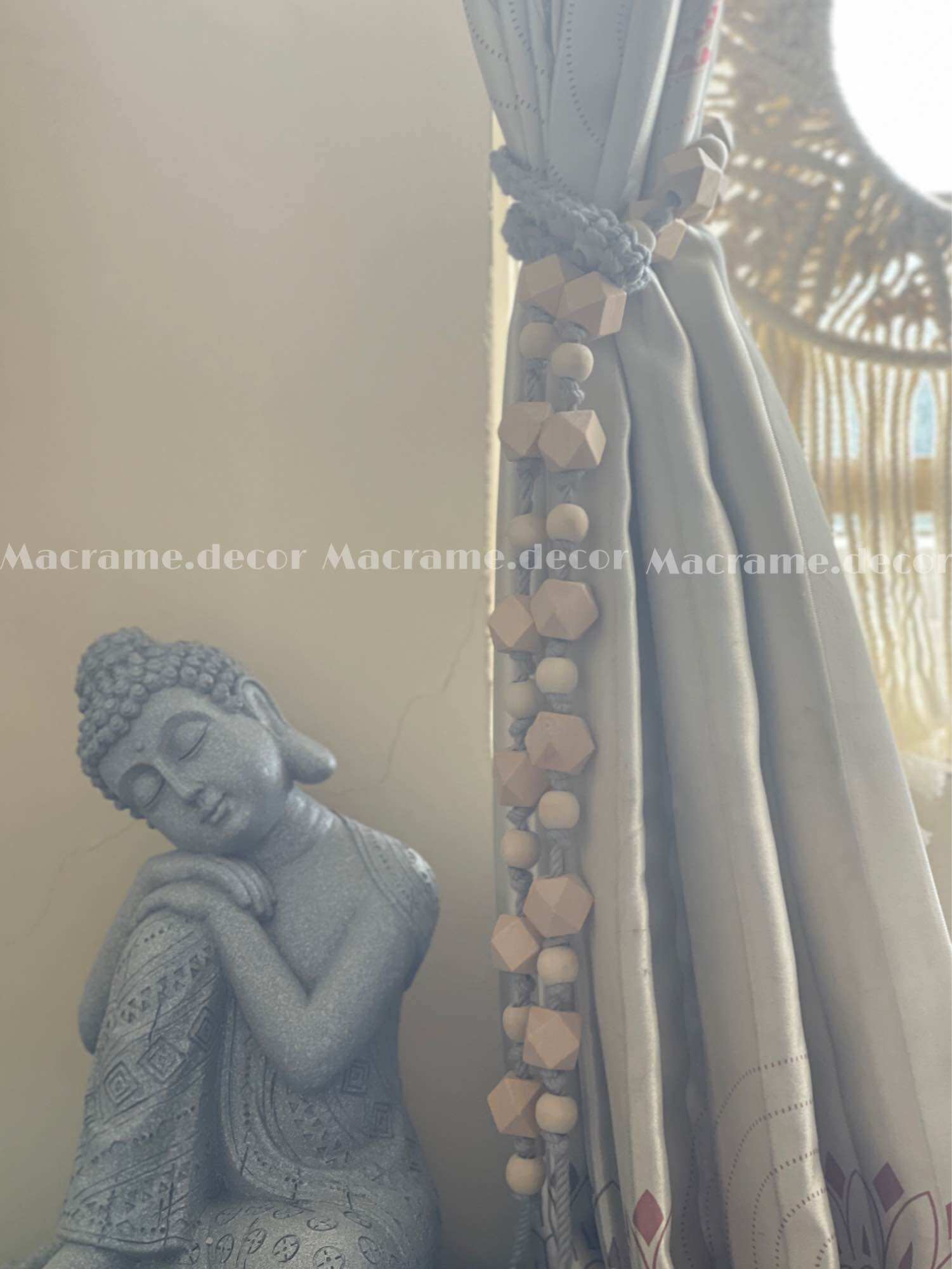 Dây buộc rèm trang trí macrame decor