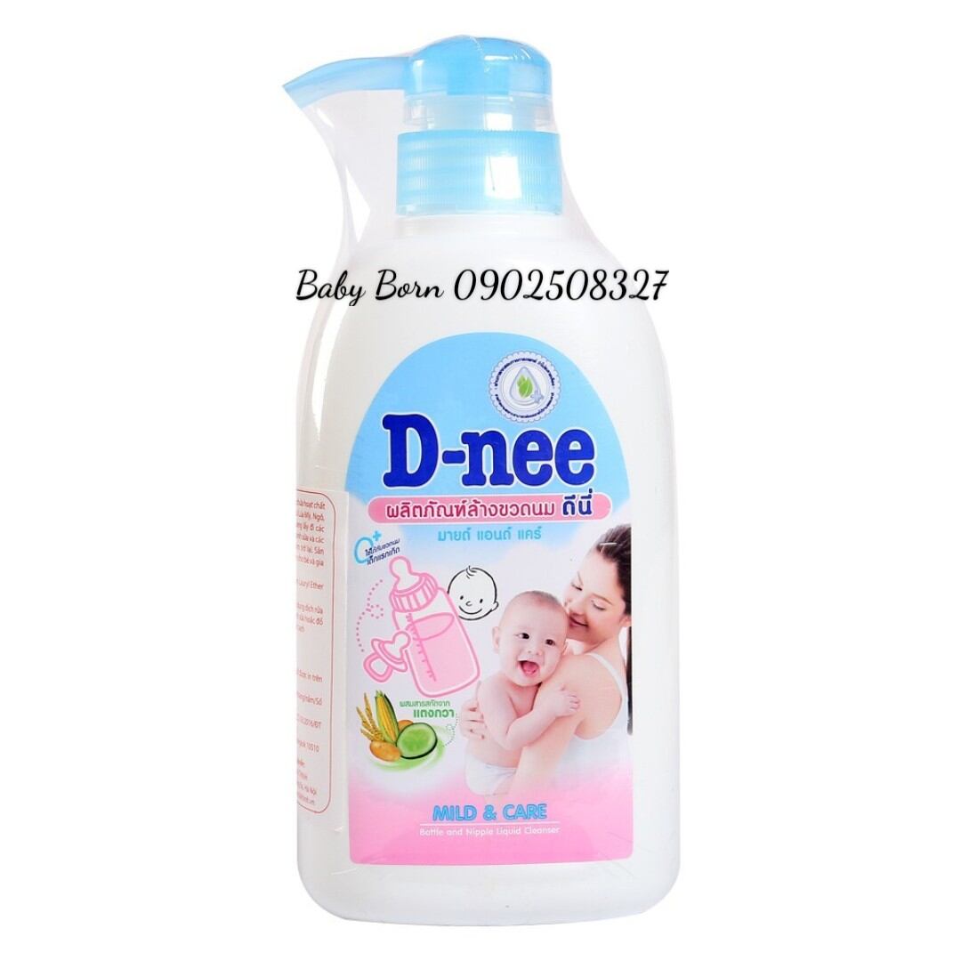 - Nước rửa bình sữa Dnee hàng chính hãng do nhập khẩu & phân phối Đại Thịnh, chai 500ml