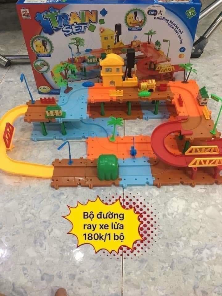 BỘ MÔ HÌNH ĐỒ CHƠI ĐƯỜNG RAY XE LỬA (hkm Enfa)