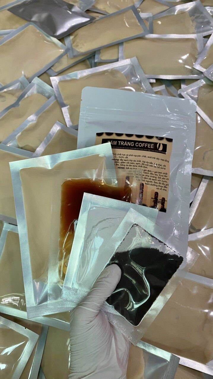 Tắm trắng Caphe set 4 gói