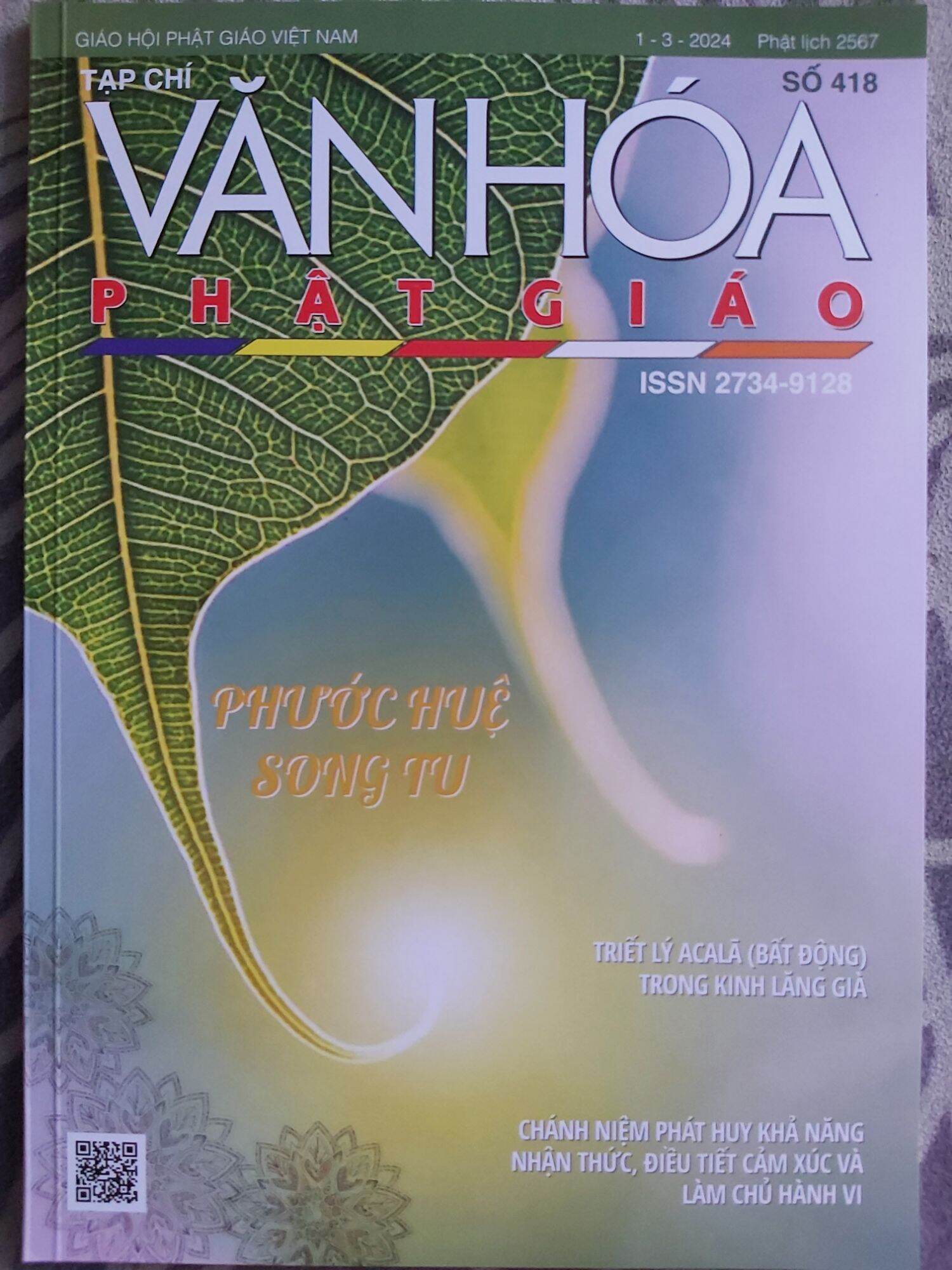 Tạp chí văn hóa phật giáo, số 418