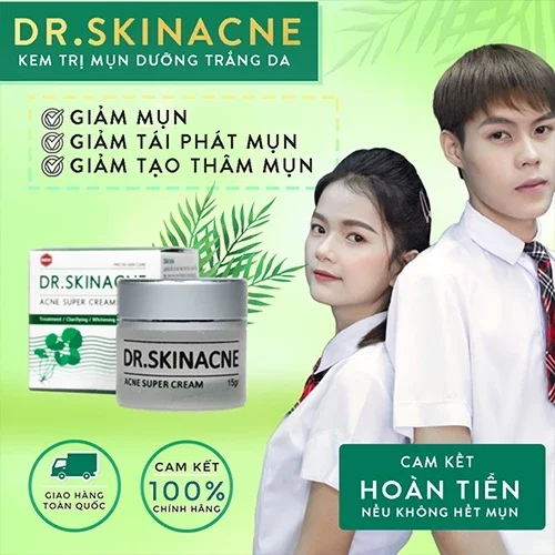 Kem xóa mụn Dr Skinacne chính hãng . date mới SX 2023