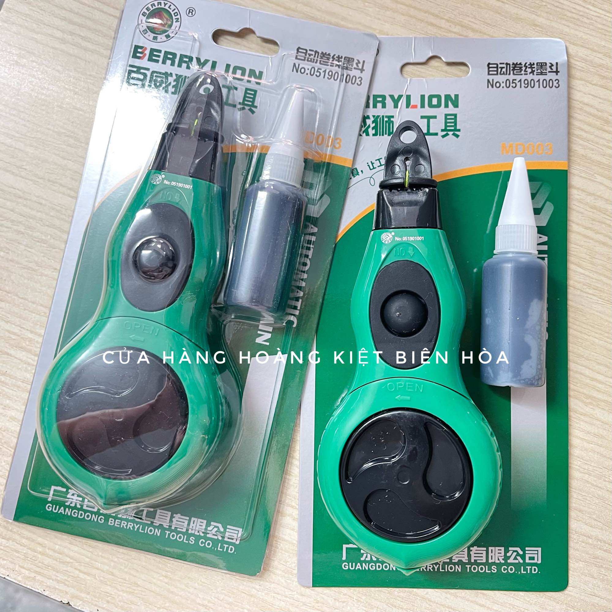 Dụng cụ búng mực hồ lô berrylion có bình mực