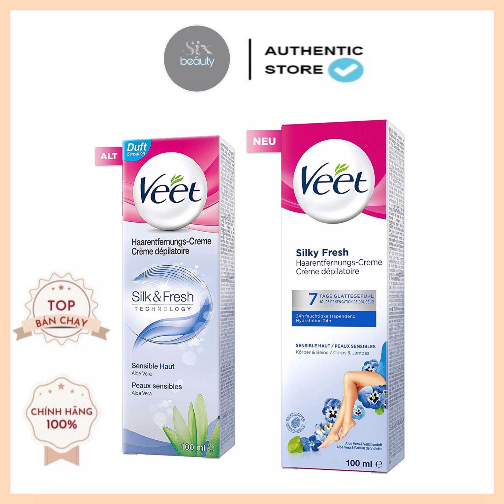 Mẫu mới nhất 2021 kem tẩy lông veet 100ml