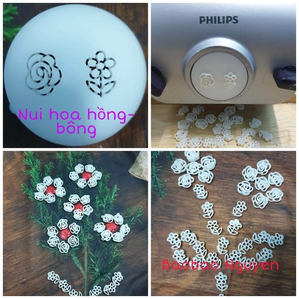 Khuôn nui hoa các loại (dùng cho máy Philips)