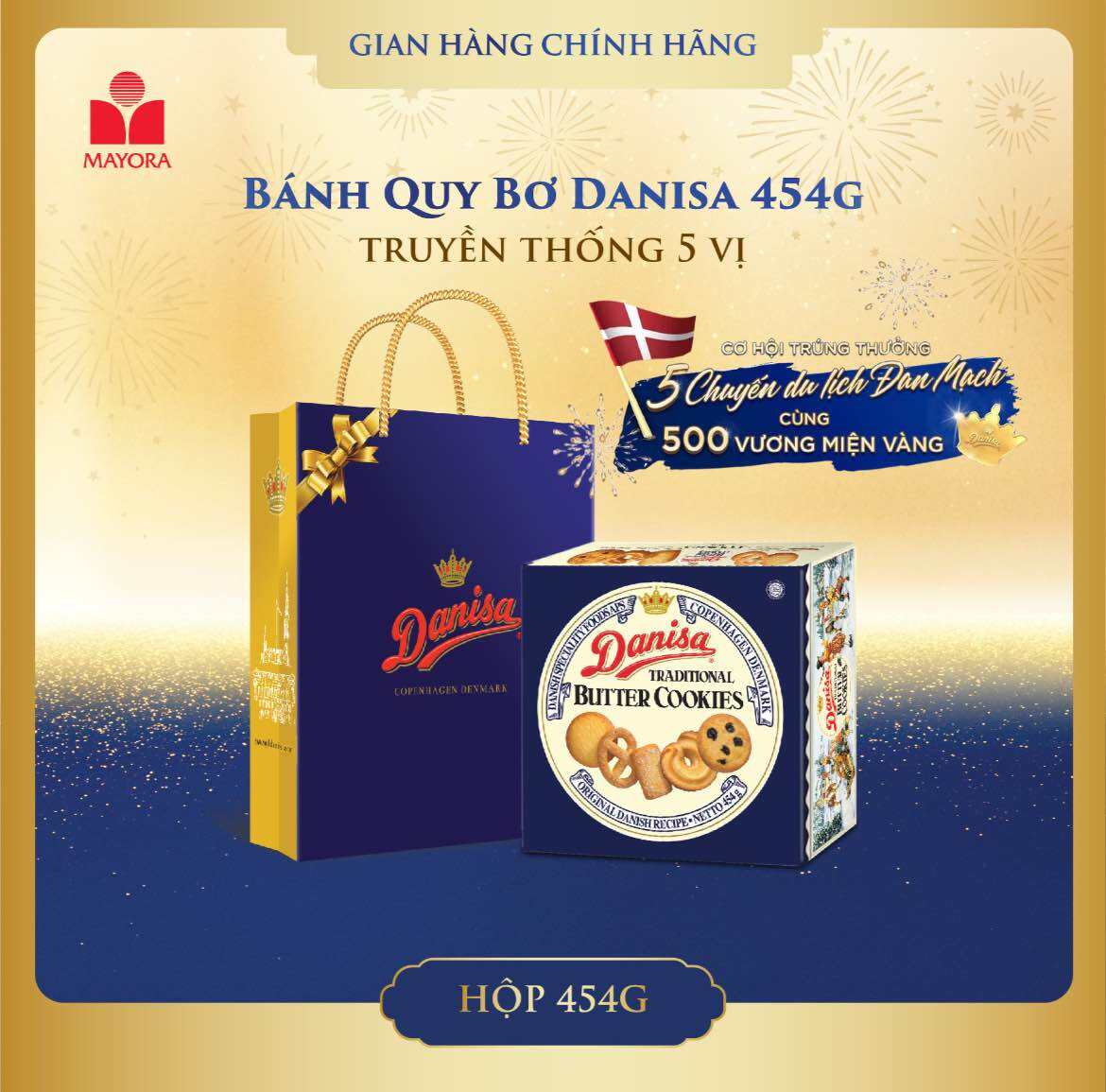 BÁNH QUY BƠ DANISA 454G
