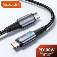 Toocki | Dây Cáp Dữ Liệu Type-C 100W Sạc Nhanh 6A Bộ Sạc Ô Tô