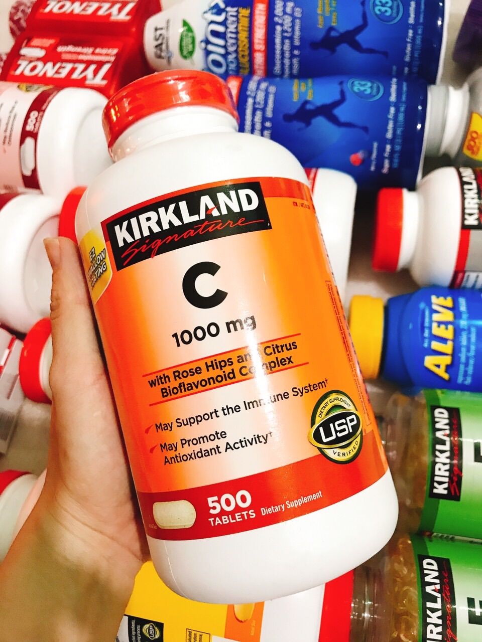 Vitamn c 1000 kirkland 500 viên