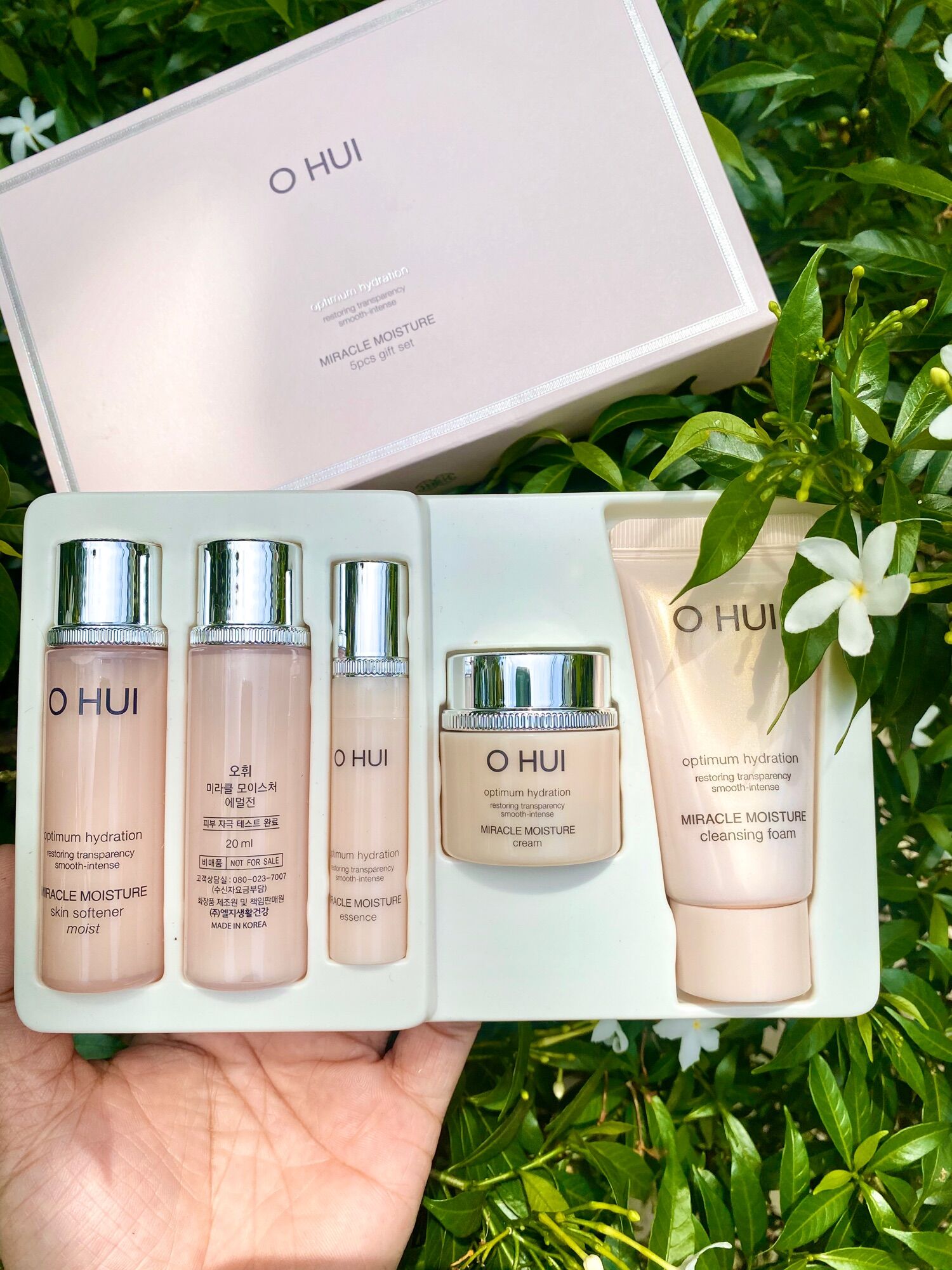 Chuẩn Auth - Bộ set dưỡng ẩm da dịu nhe Ohui Miracle 5 món