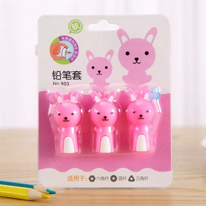 Nắp đậy bút chì animals (vỉ 3 cái)