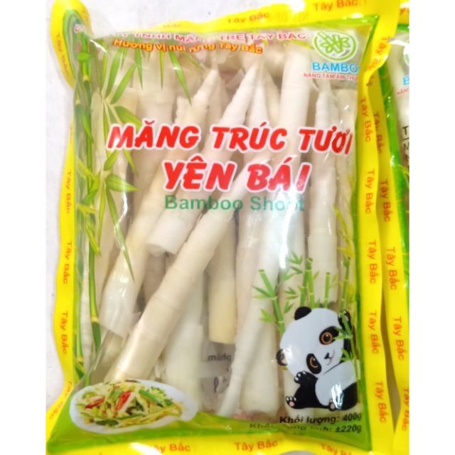 Combo 2 gói măng trúc tươi Yên Bái gói 400g