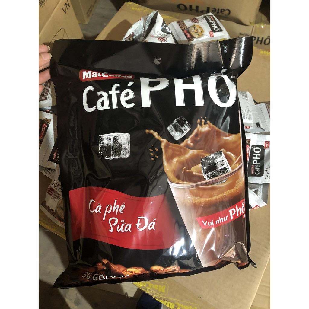 Cà phê Phố sữa đá bịch ( 30 gói x 24g)