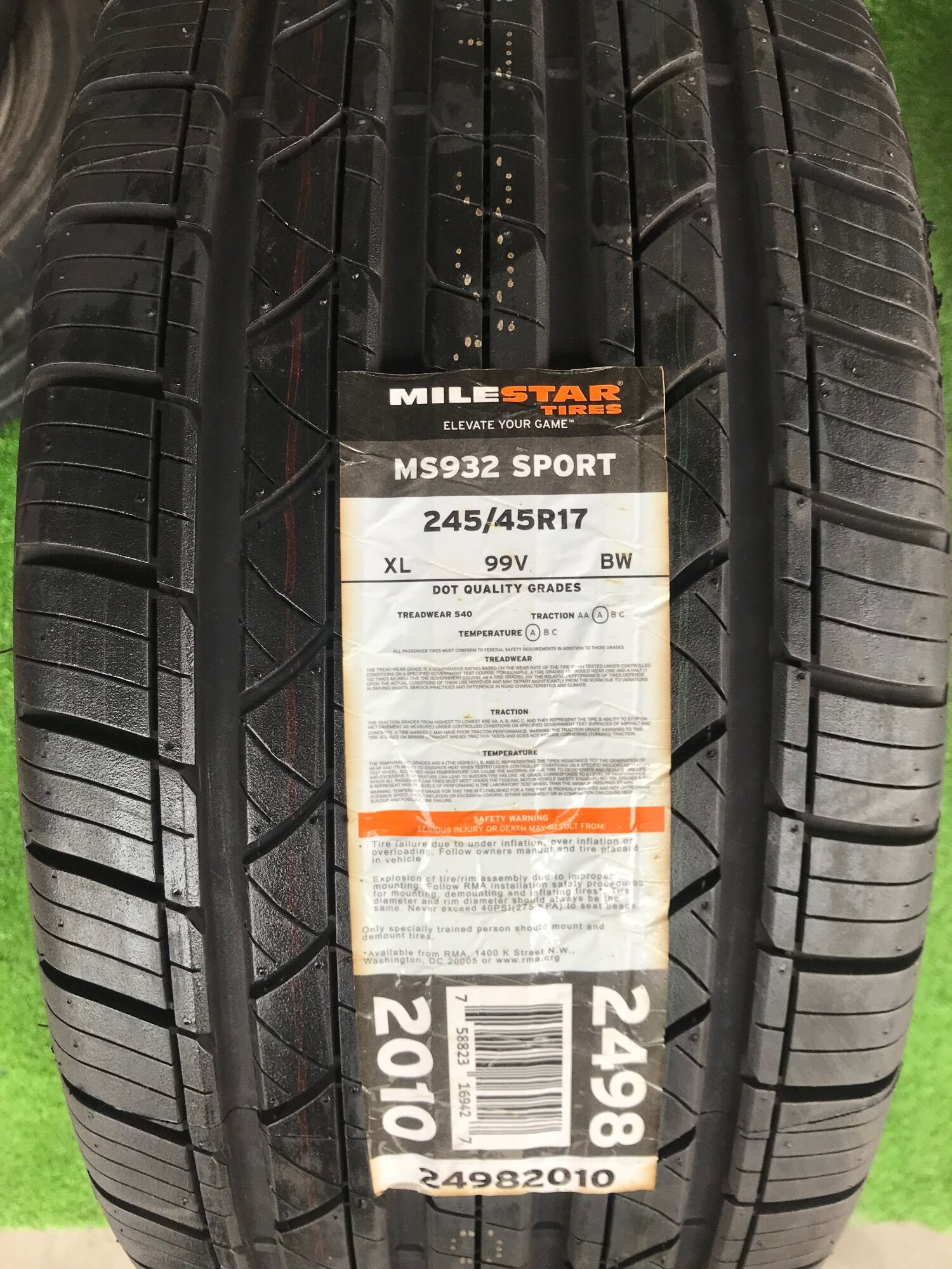Lốp 245/45r17 milestar _ lốp lắp xe mercedes cls300 ,mercedes e200, mercedes e250, mercedes e300, mercedes e350.