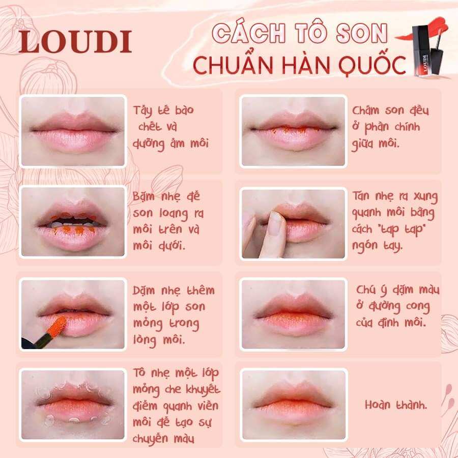 son LOUDI LIPSTICK SON SÁP CHÍNH HÃNG 100%