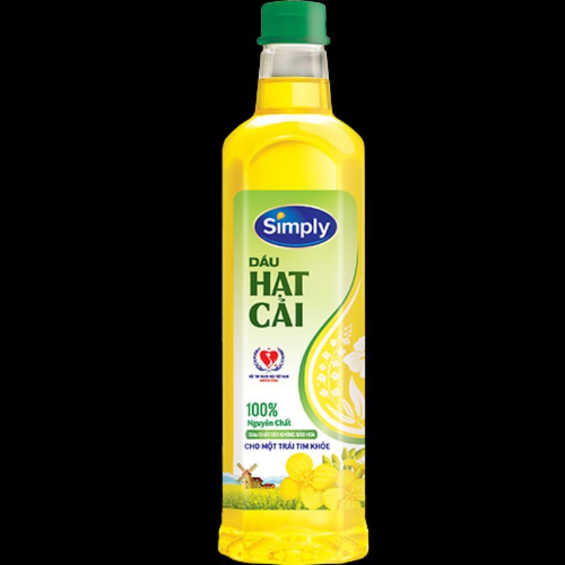 Dầu ăn hạt cải Simply 1l