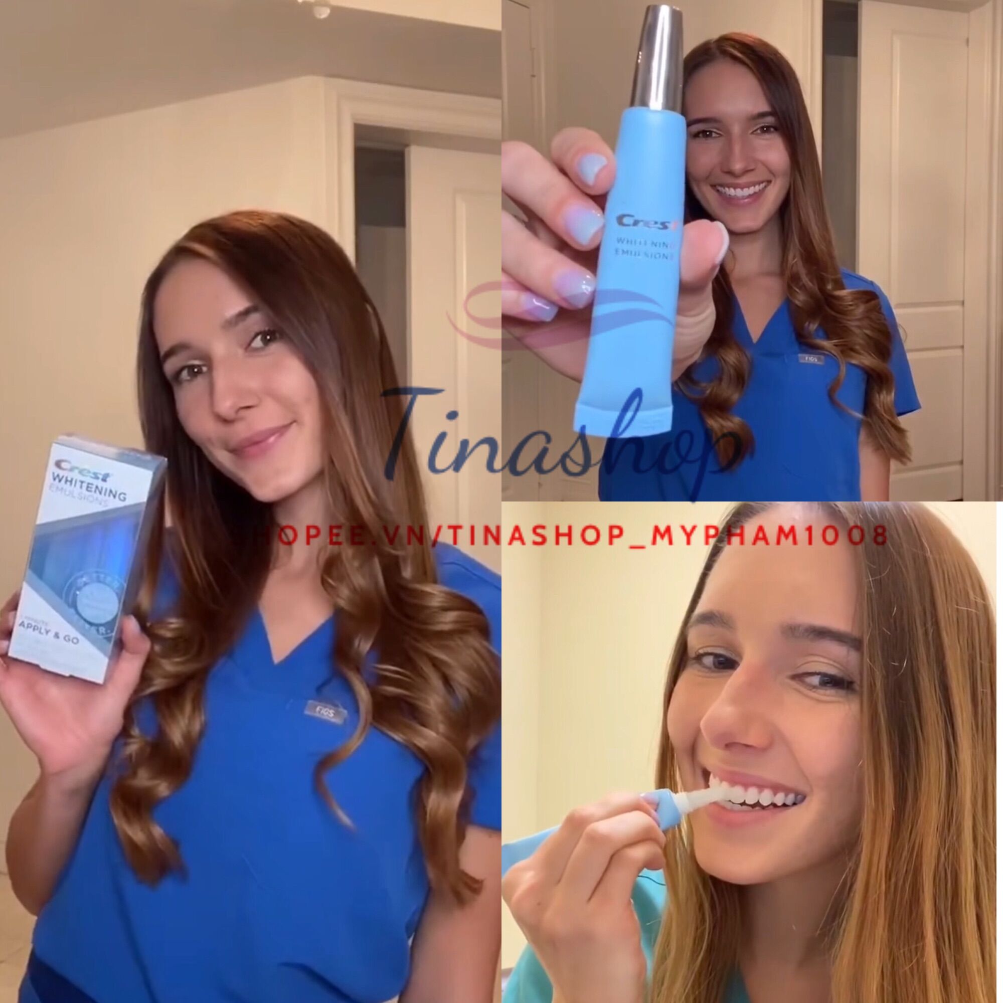 Gel tẩy trắng răng Crest Emulsions tuyp 12ml