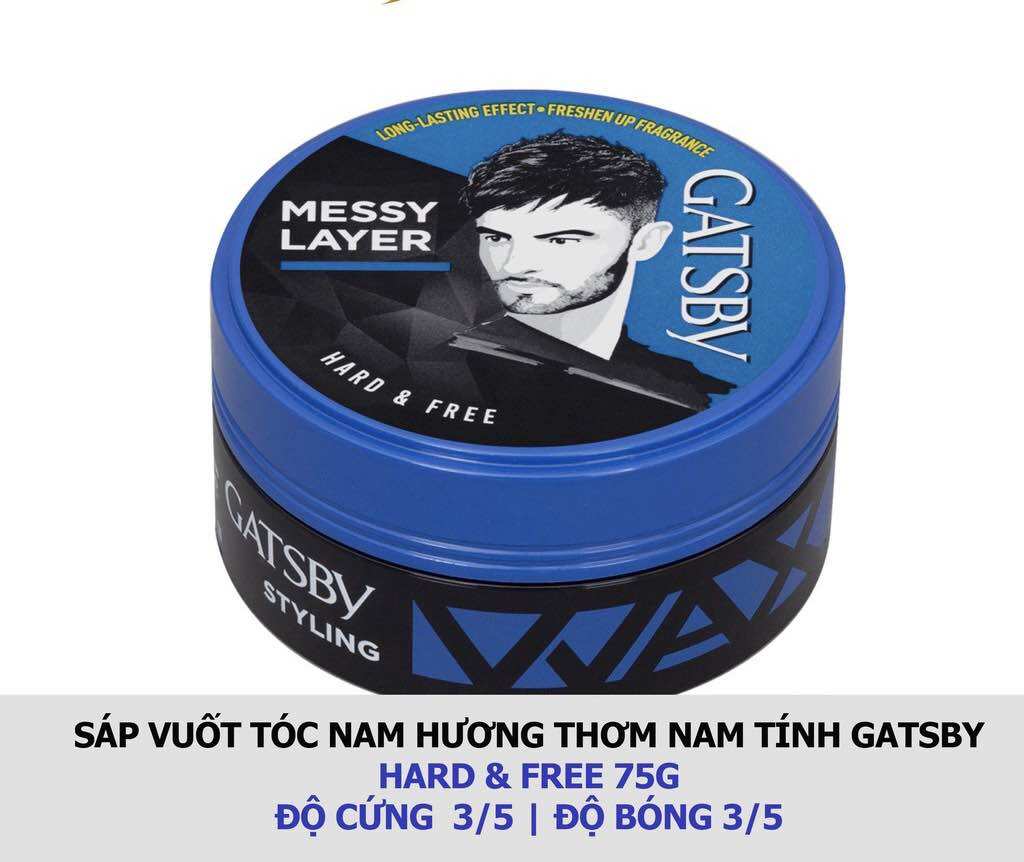 Wax Tạo Kiểu Tóc GATSBY STYLING WAX MAT&HARD 75g