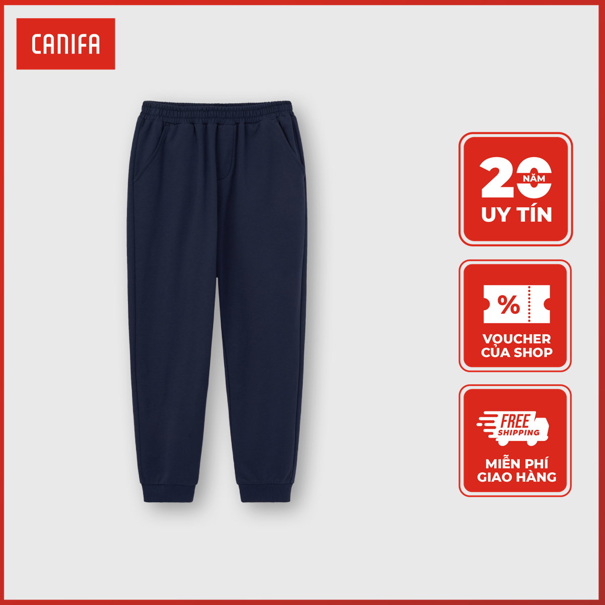 25-29.12 GIẢM TỚI 50% Quần nỉ unisex trẻ em CANIFA 3BP25W001
