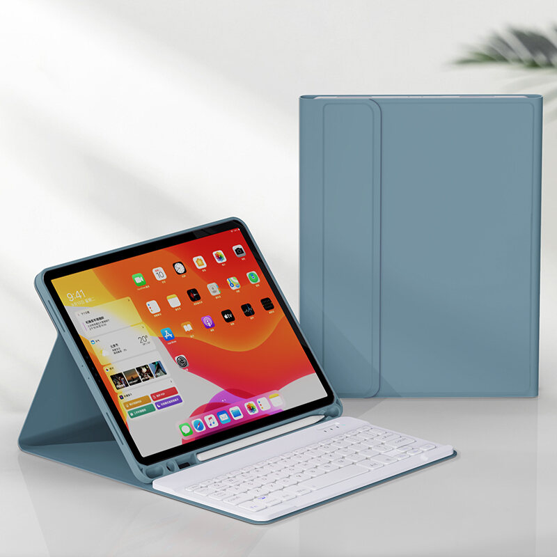 Bộ Chuột 2021 Bộ Bàn Phím Bluetooth 8 20Pro 11 Inch Có Khe Cắm Bút iPad Thế Hệ Thứ 9 Máy Tính Bảng Apple 10.2 Bộ Bảo Vệ Air4/3 8 Kiểu Liền Khối 2019 Ốp Ngoài 6 Mini5