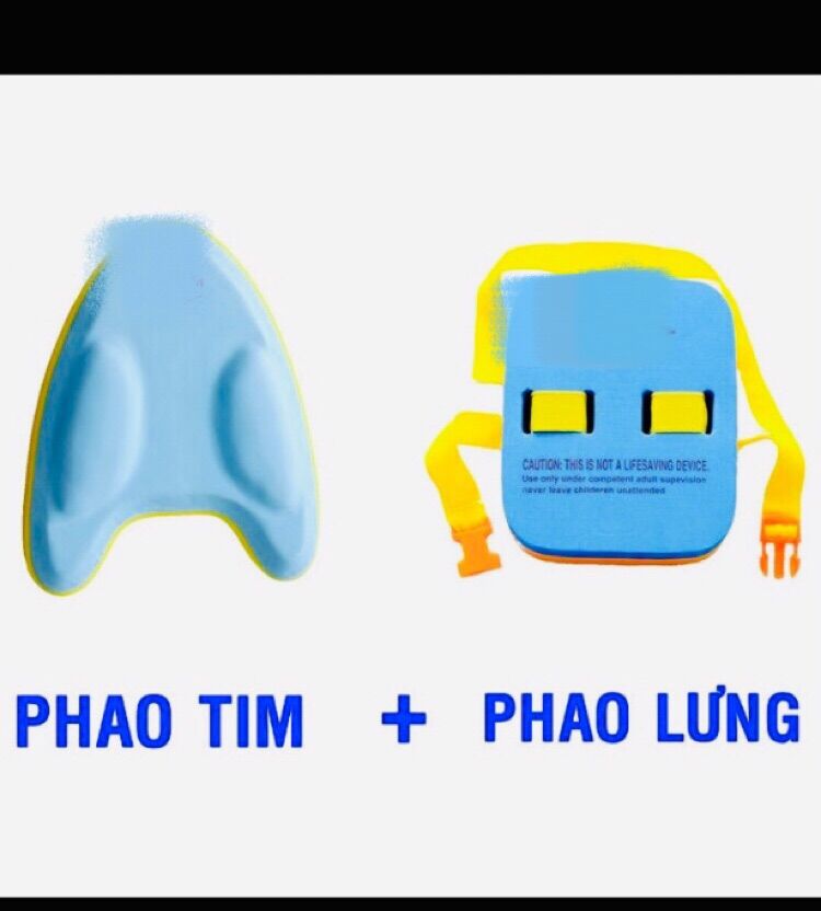 Combo phao lưng và phao tim thắng lợi