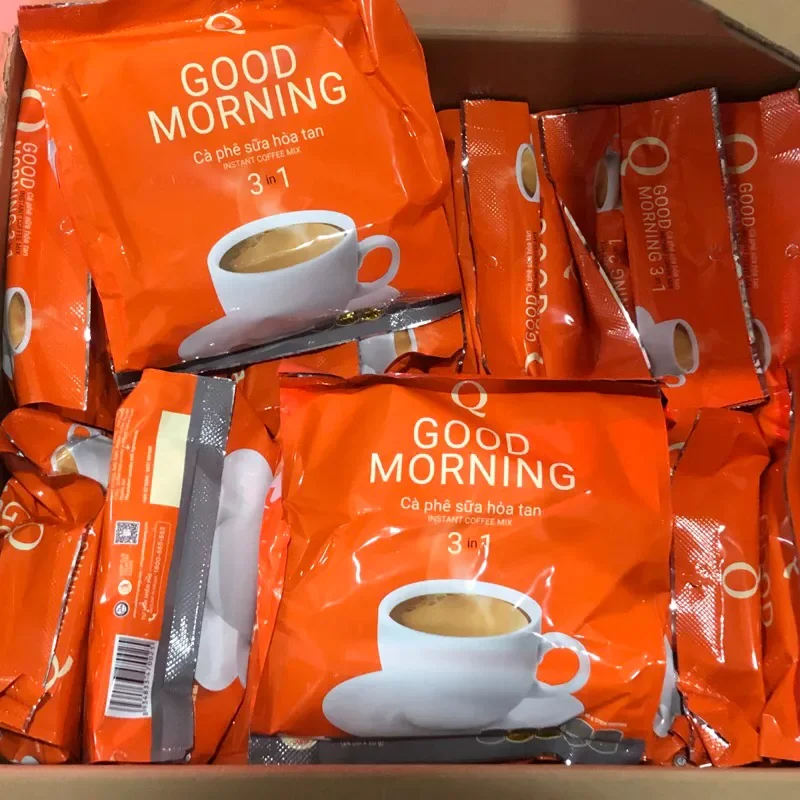Cafe sữa Trần Quang good morning bịch 24 ống